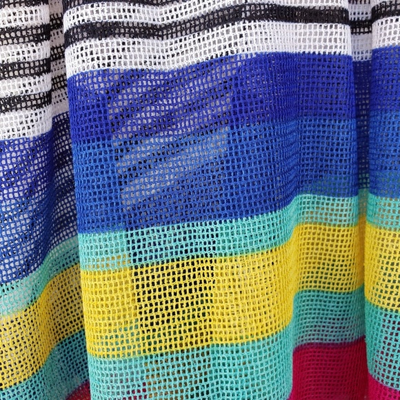 Nouveau Monde Multi Color Mesh Cover-up - Picture 3 of 6